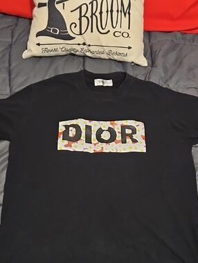Dior Floral Box Logo Tee Size M